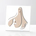 Beeld met Heilige Scène Verschijning van de Engel aan de Madonna Made in Italy - Babuska Viadurini