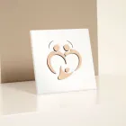 Heilige familiefoto met lasergravure Made in Italy - Zuleika Viadurini