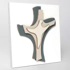 Kleine foto van de Drie-eenheid Gemaakt met lasergravure Made in Italy - Tyler Viadurini