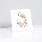 Lasergegraveerde afbeelding van Maria en baby Jezus gemaakt in Italië - Nigella Viadurini