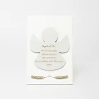 Lasergegraveerde afbeelding van een gezegende engel gemaakt in Italië - Alain Viadurini