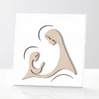 Afbeelding van de verschijning van de aartsengel aan de Madonna Gemaakt in Italië - Abu Viadurini