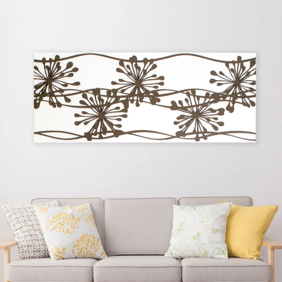 Afbeelding met anemonen gemaakt met laser Made in Italy - Tomoko Viadurini