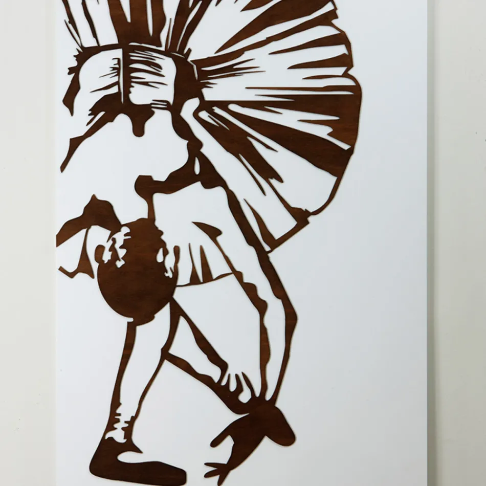 Afbeelding met strik van ballerina Made in Italy - Maisie Viadurini