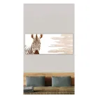 Schilderen met Zebra Gemaakt met Laser Made in Italy - Yuuka Viadurini