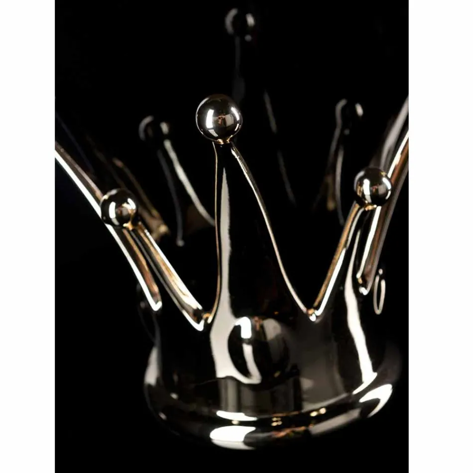 Moderne muurafbeelding in hout en hars Gemaakt in Italië - Corona Viadurini