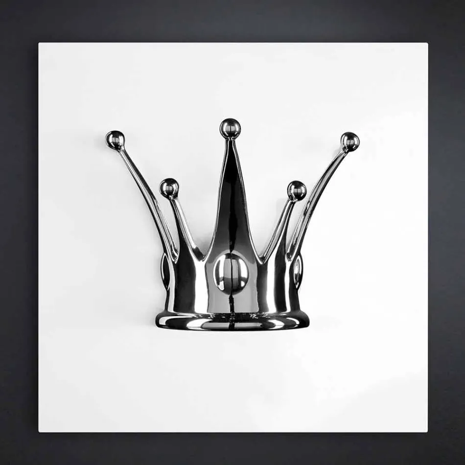 Moderne muurafbeelding in hout en hars Gemaakt in Italië - Corona Viadurini