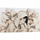 Modern design paneel in reliëf op canvas gemaakt in Italië Sole Viadurini