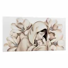 Modern design paneel in reliëf op canvas gemaakt in Italië Sole Viadurini