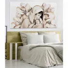 Modern design paneel in reliëf op canvas gemaakt in Italië Sole Viadurini