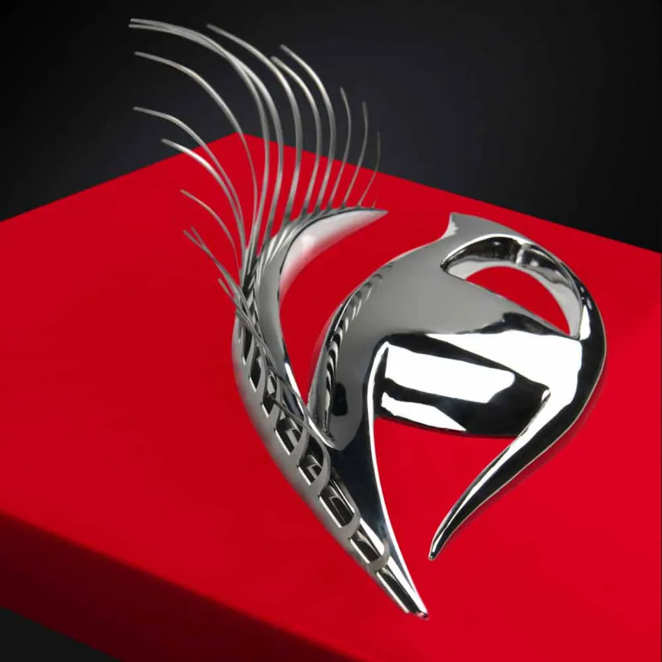 Modern ambachtelijk raamwerk in hout, staal en hars Gemaakt in Italië - Eye Viadurini