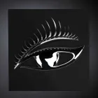 Modern ambachtelijk raamwerk in hout, staal en hars Gemaakt in Italië - Eye Viadurini