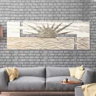 Modern raamwerk met dubbele structuur en details in Dan resin Viadurini