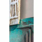 Modern schilderij met duifgrijs canvas en acht elementen van Andrew Viadurini