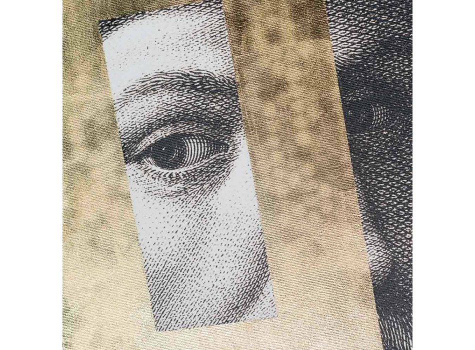Moderne canvas foto bedrukt met bladgoud decoratie Made in Italy - Vinci Viadurini