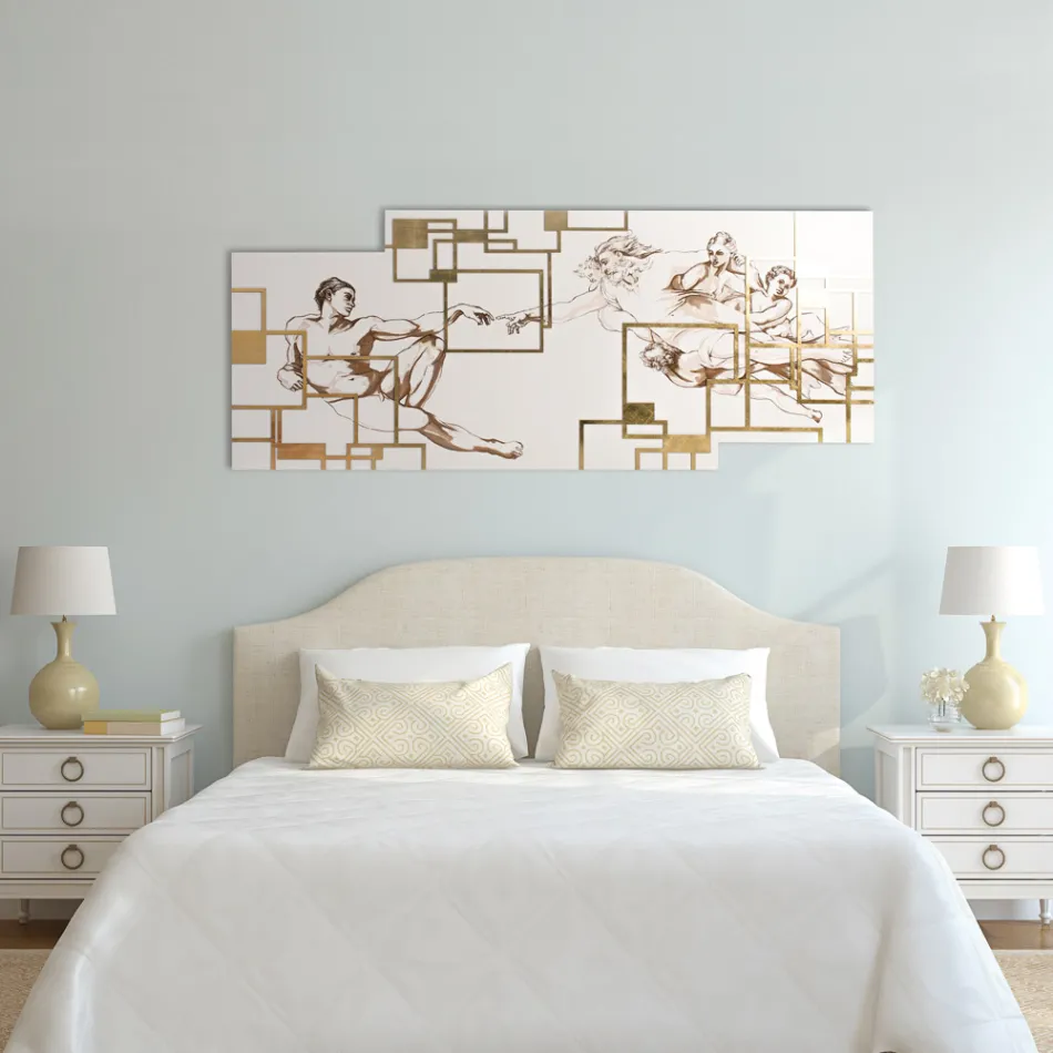 Foto gemaakt met laser die de Made in Italy-creatie weergeeft - Pirucchio Viadurini