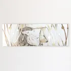 Rechthoekig schilderij gemaakt met laser met godin en kind gemaakt in Italië - Nagi Viadurini