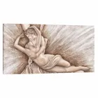 Modern canvasontwerp op hand gemaakt in Italië Aurora Viadurini