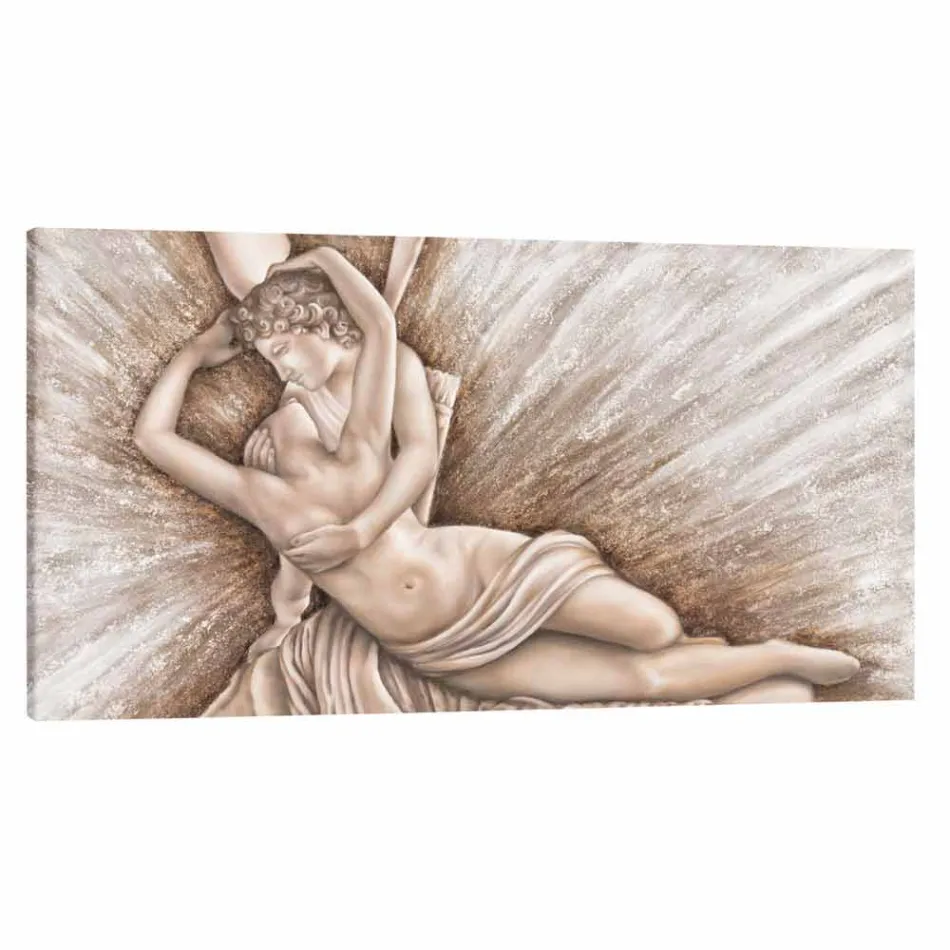 Modern canvasontwerp op hand gemaakt in Italië Aurora Viadurini