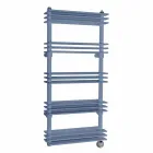 Moderne verticale elektrische wandradiator tot 700 Watt - plank Viadurini