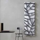 Elektrische radiator met verticaal ontwerp tot 1000 W - Flora Viadurini
