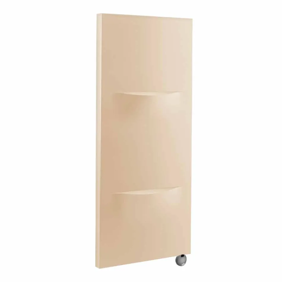 Verticale elektrische radiator in modern staalontwerp tot 1000 W - knippen Viadurini