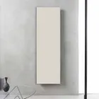 Verticale elektrische radiator minimalistisch design staal leigrijs 700 W - ijs Viadurini
