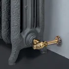 Hydraulische gietijzeren radiator met 3 kolommen versierd - Vanilline Viadurini