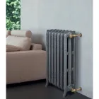 Hydraulische Gietijzeren Radiator met 3 Versierde Kolommen - Vanilline Viadurini
