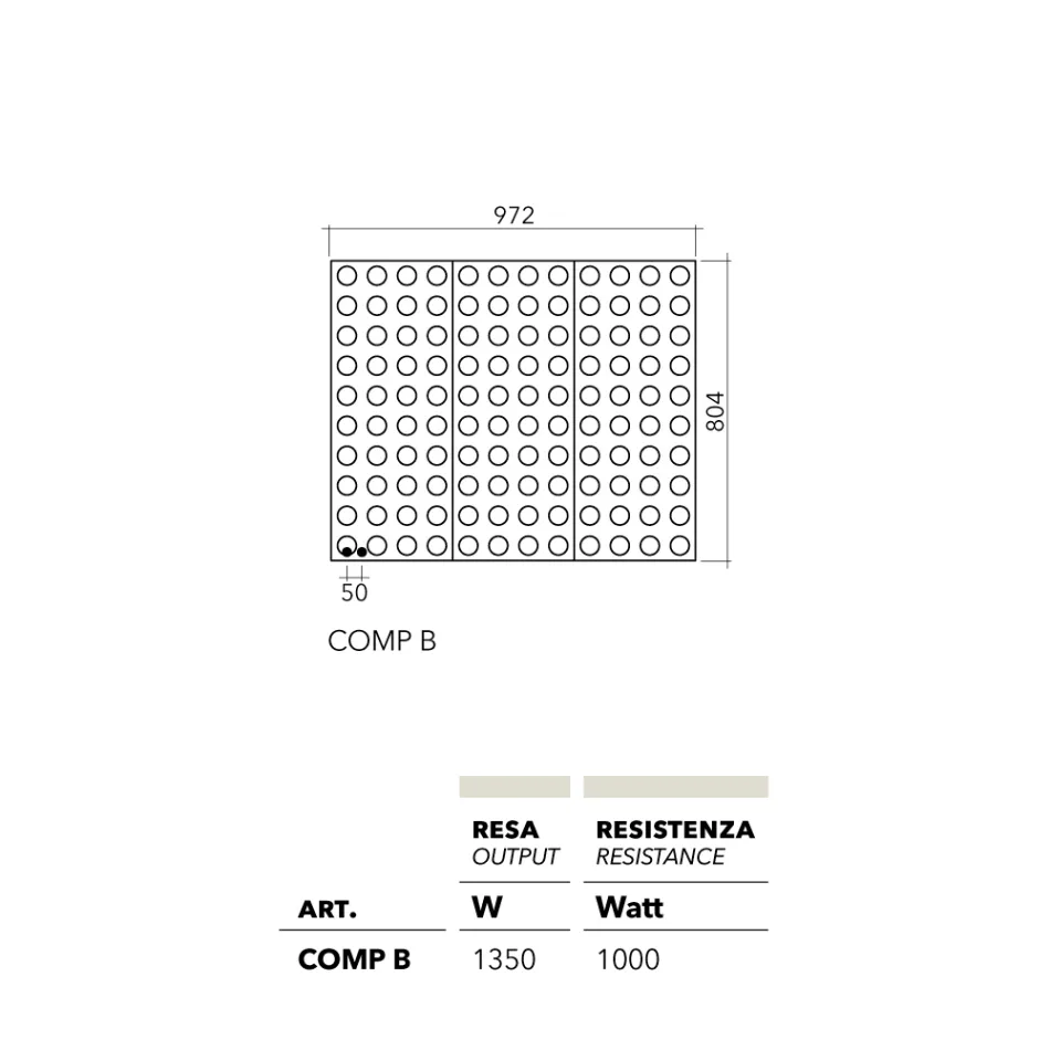 Lego hydraulische radiator modern design Steen door Scirocco H Viadurini