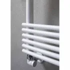 Horizontale radiator handdoekwarmer in stalen ontwerp 750 W - Nibbio Viadurini
