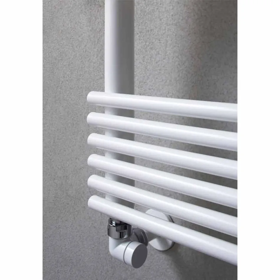 Horizontale radiator handdoekwarmer in stalen ontwerp 750 W - Nibbio Viadurini