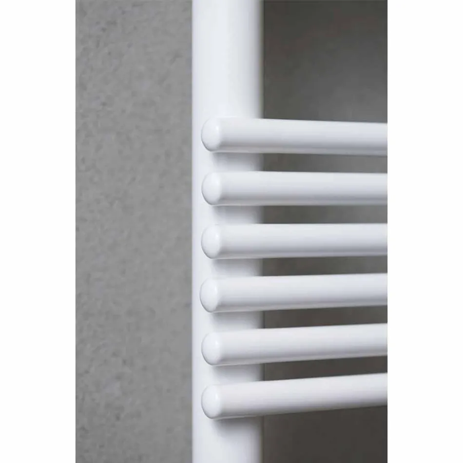 Horizontale radiator handdoekwarmer in stalen ontwerp 750 W - Nibbio Viadurini