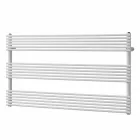 Horizontale radiator handdoekwarmer in stalen ontwerp 750 W - Nibbio Viadurini