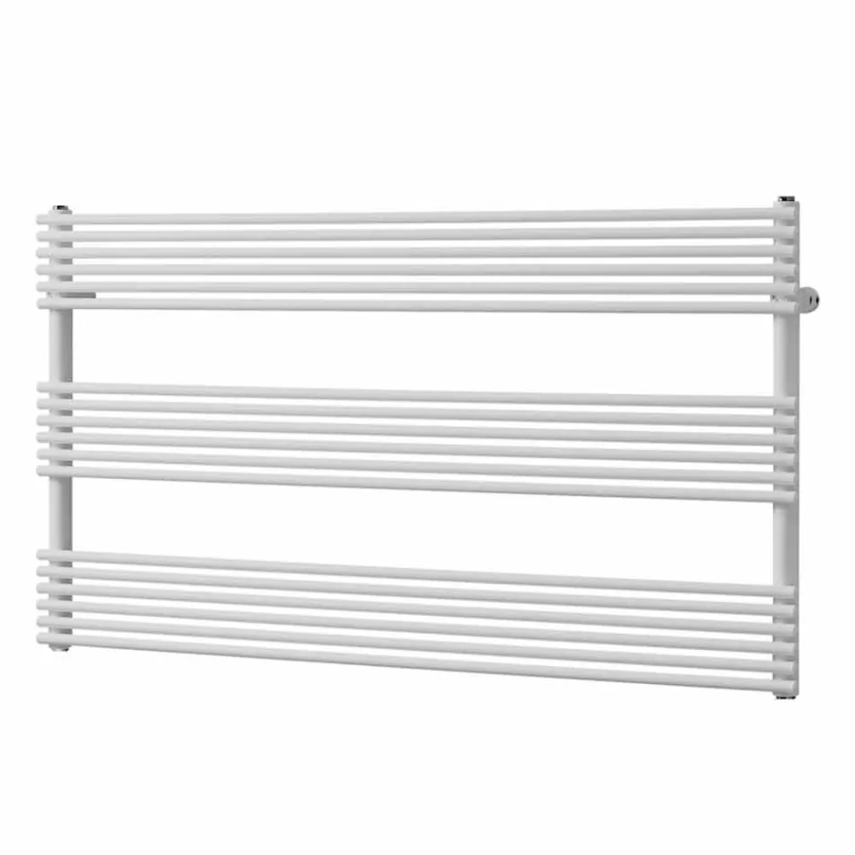 Horizontale radiator handdoekwarmer in stalen ontwerp 750 W - Nibbio Viadurini
