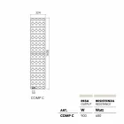 Radiateur elektrische ontwerp Legoblokje door Scirocco H Viadurini