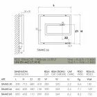 Hedendaagse hydraulische radiatorradiator Snake van Scirocco H Viadurini