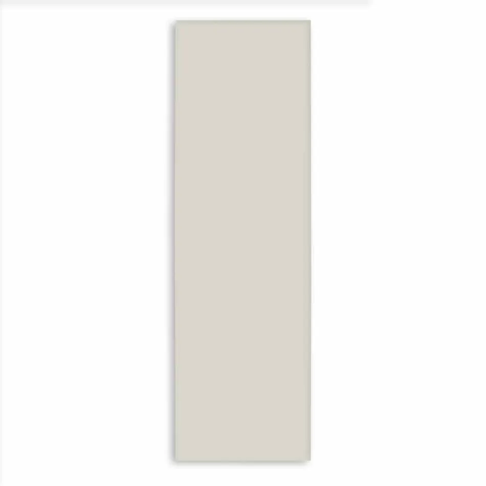 Verticale designradiator in grijsachtig wit staal tot 839 W - ijs Viadurini