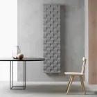 Moderne design verticale elektrische wandradiator tot 1000 Watt - lucht Viadurini