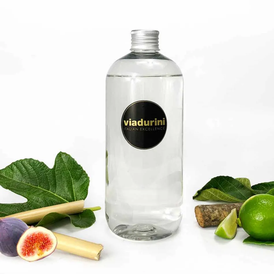 Navulling Bamboo Lime Ambient Diffuser Sticks 500 ml of 1 lt - Ariadicapri Viadurini
