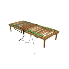 Gemotoriseerde Bio Energy Plus ATP verstelbare dubbele houten bedbodem - Energy Viadurini