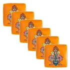 Rosenthal Versace Alphabet 6 platte vierkante porseleinen kommen - Alphabet Viadurini