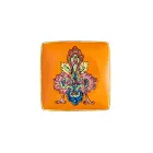 Rosenthal Versace Alphabet 6 platte vierkante porseleinen kommen - Alphabet Viadurini