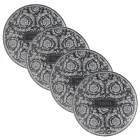 Rosenthal Versace Barocco 4 dinerborden Diameter 17 cm in porselein - Barocco Viadurini