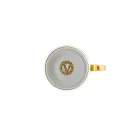 Rosenthal Versace Barocco Mosaic 4 glazen met porseleinen handvat - Mosaic Viadurini