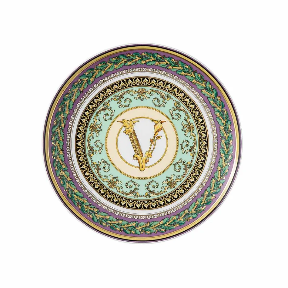 Rosenthal Versace Barocco Mosaic 4 Dinerborden Diameter 17 cm - Mozaïek Viadurini