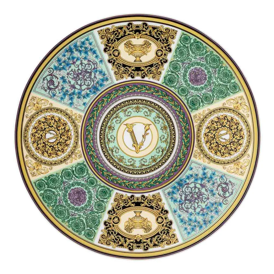 Rosenthal Versace Barocco Mosaic Placeholder Bord Diameter 33 cm - Mozaïek Viadurini