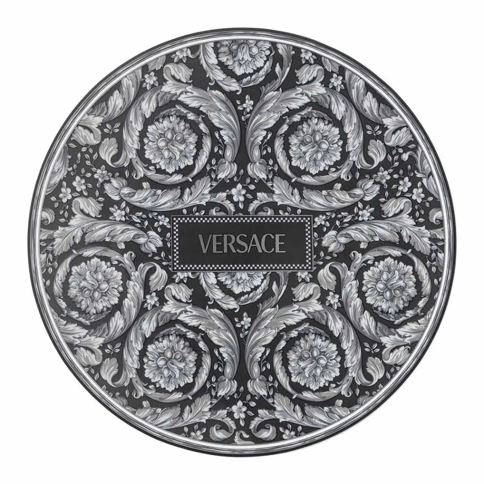 Rosenthal Versace Barok Plaatskaartbord Diameter 33 cm in Porselein - Barok Viadurini