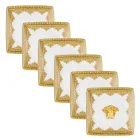 Rosenthal Versace I Love Baroque 6 platte vierkante porseleinen kommen - Barok Viadurini