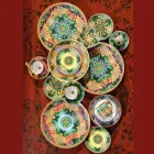 Rosenthal Versace Jungle Animalier 4 Dinerborden Diameter 17 cm - Animalier Viadurini